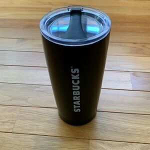 2017 Starbucks 20oz Matte Black Stainless Steel Coffee Tumbler/Cup with Lid
